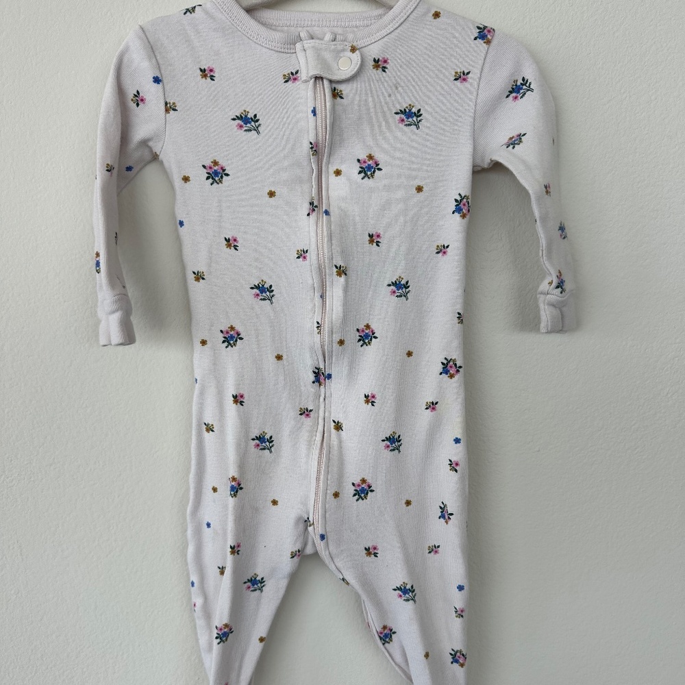 Kyte BABY Floral PJ One Piece -12-18M